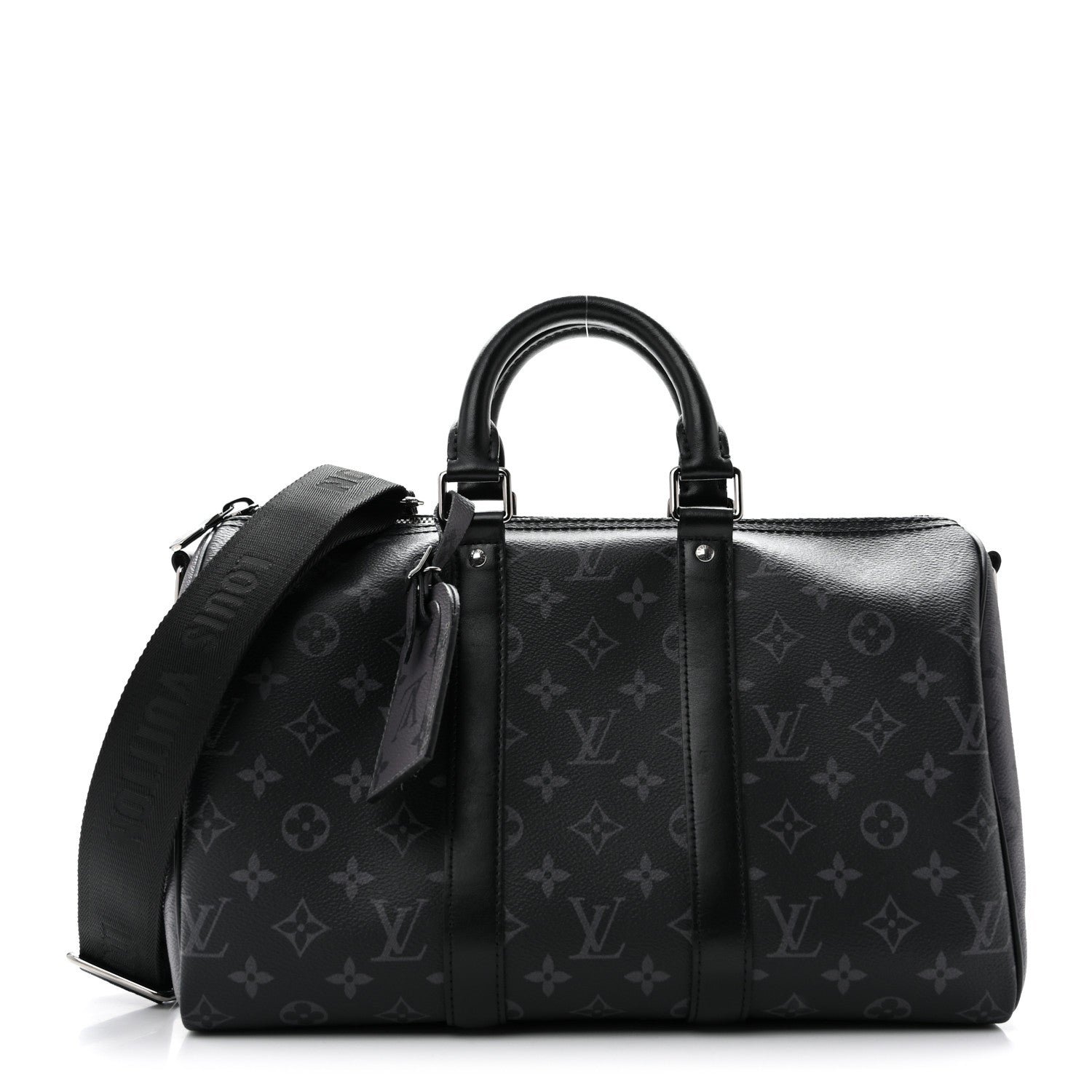 Louis Vuitton Monogram Eclipse Reverse Keepall Bandouliere 35