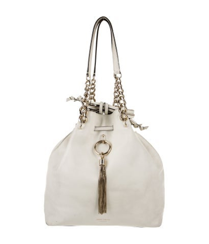 Jimmy Choo Choo Leather Bucket Bag