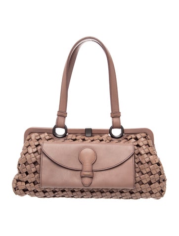 Intrecciato Shoulder Bag Medium