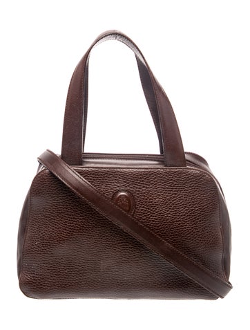 Leather Top Handle Bag