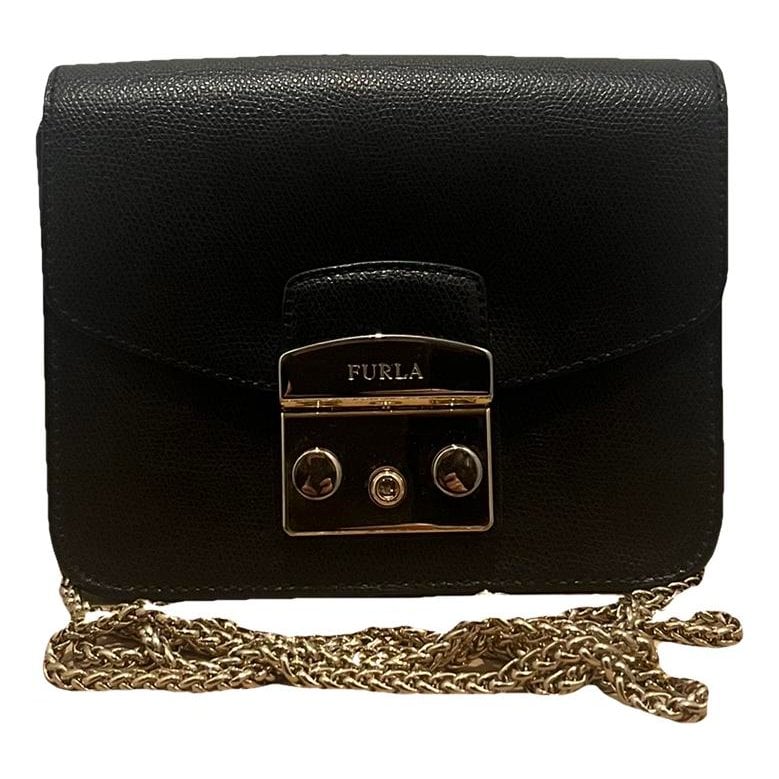 Furla Metropolis leather clutch bag
