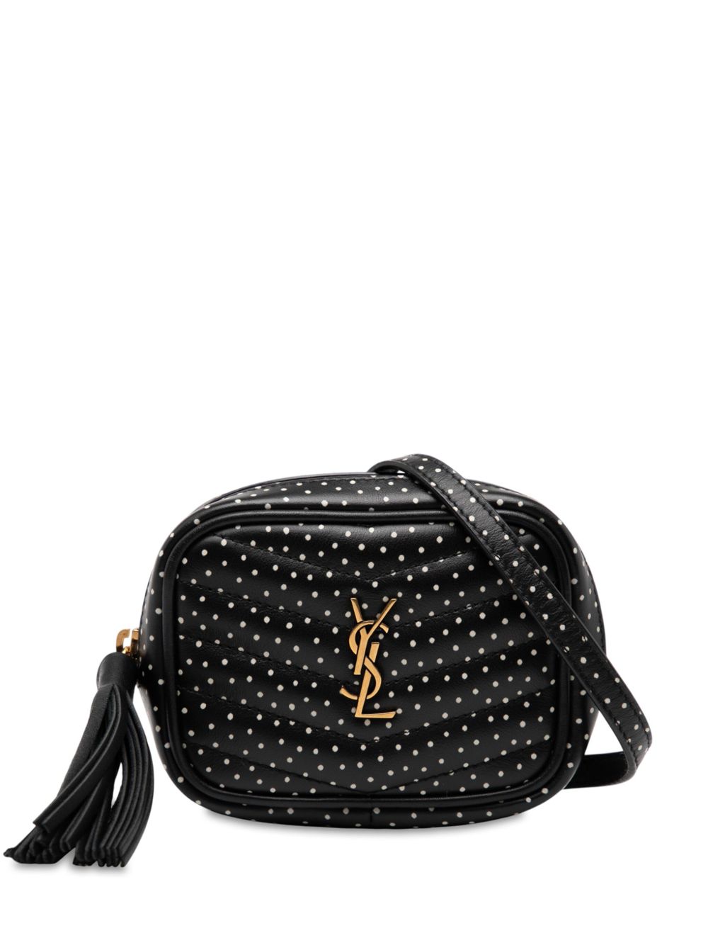 2020 Baby Quilted Chevron Calfskin Monogram Polka Dot Lou Camera Bag crossbody bag