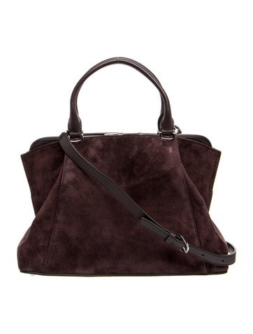 Cartier Suede Top Handle Bag
