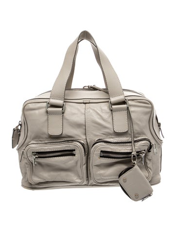 Leather Top Handle Bag