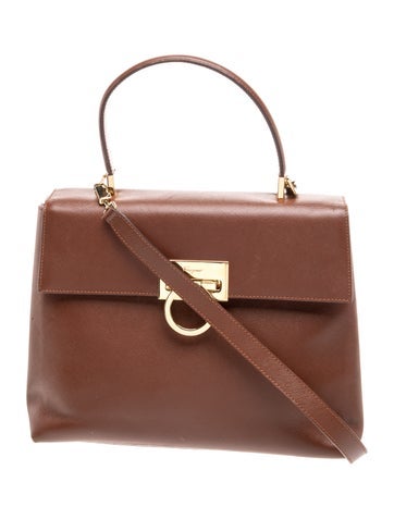 Leather Top Handle Bag