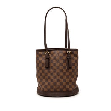 Calf Leather Damier Ebene Marais