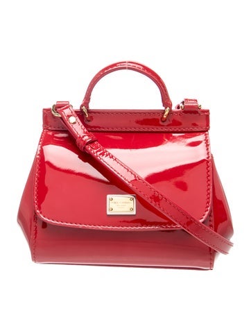Dolce & Gabbana Patent Leather Crossbody Bag