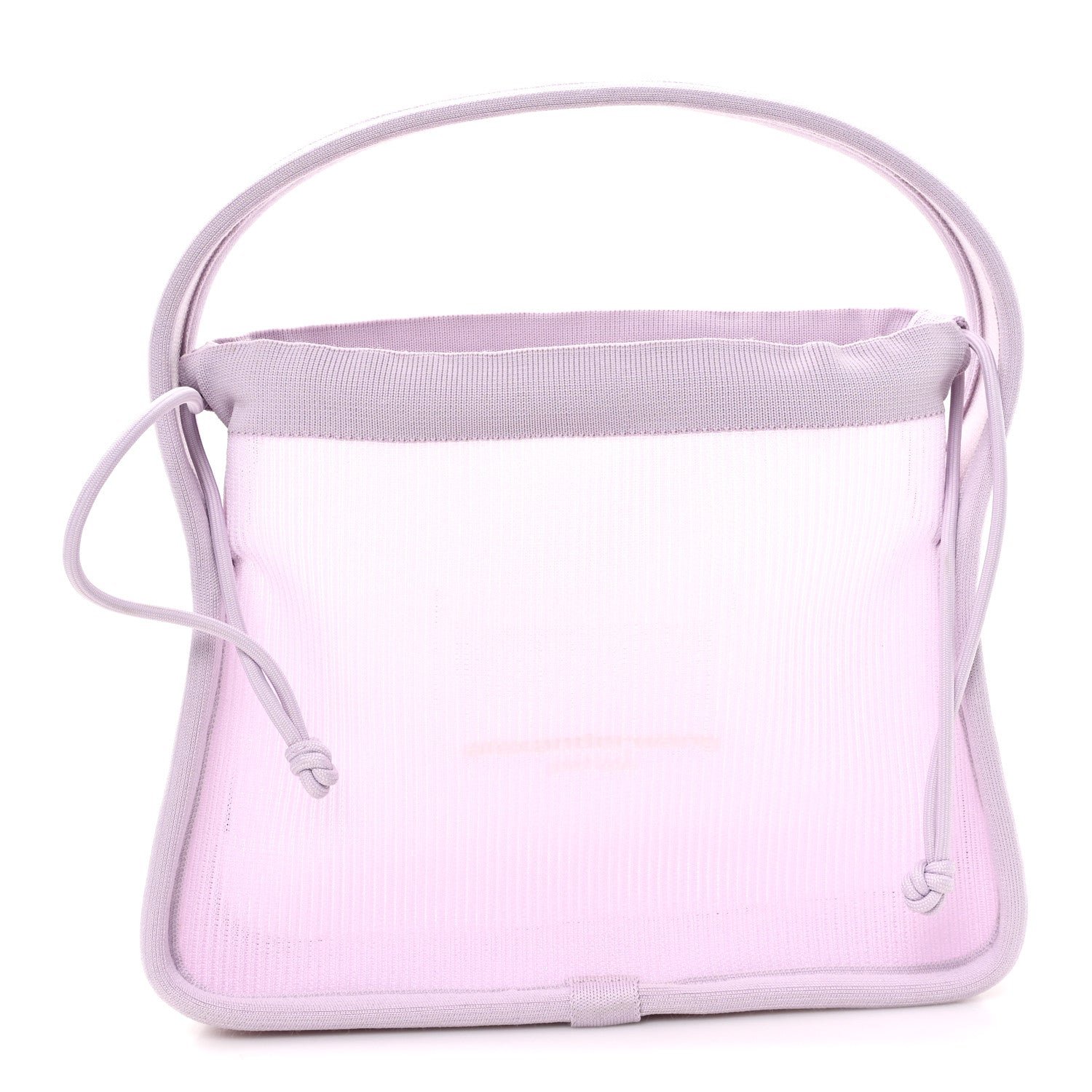 Alexander Wang Alexander Wang Ribbed Knit Small Ryan Bag Lavender