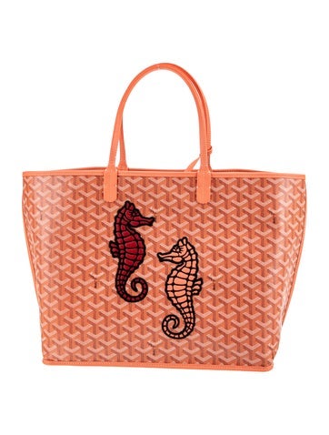 Goyard Goyardine Seahorse Anjou PM w/ Tags