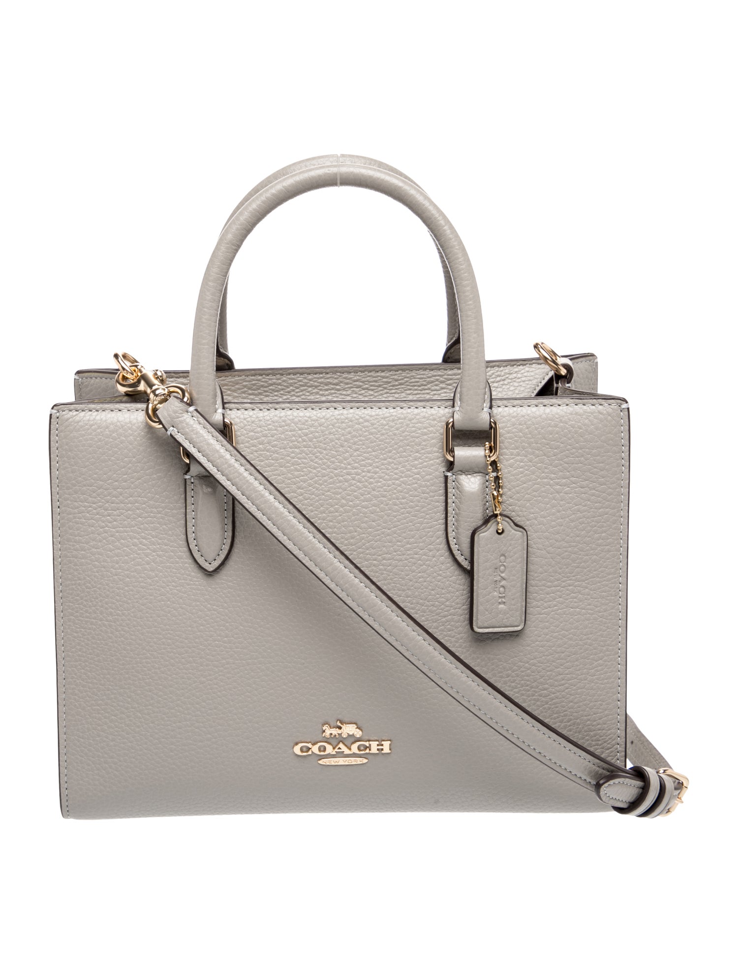 Leather Top Handle Bag