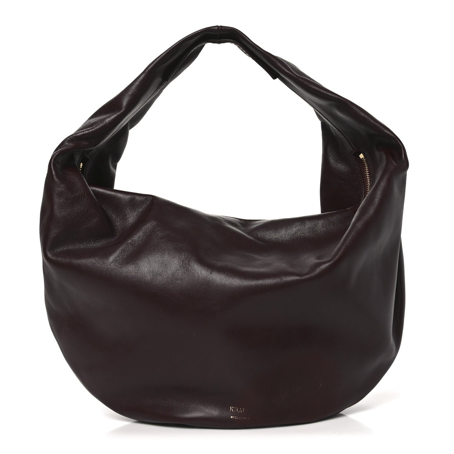 Khaite Calfskin Medium Olivia Hobo Burgundy