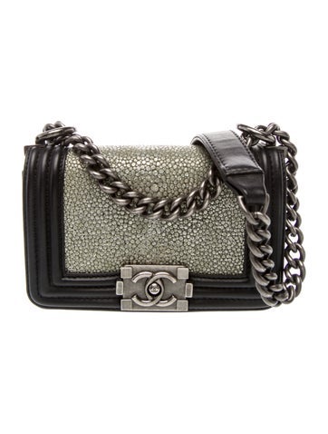 Chanel Mini Galuchat Boy Bag