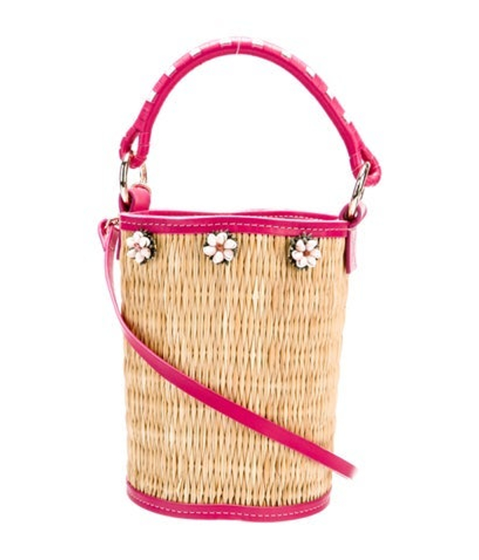 Heimat Atlantica Atlantica Straw Bucket Bag