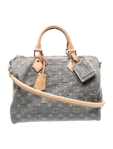 Monogram Denim Speedy Soft w/ Strap 30 2025