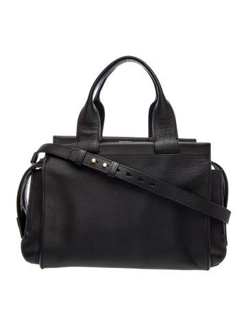 Leather Top Handle Bag