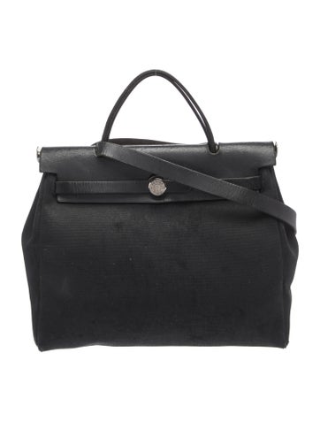 Hermes Toile & Vache Hunter Herbag 31
