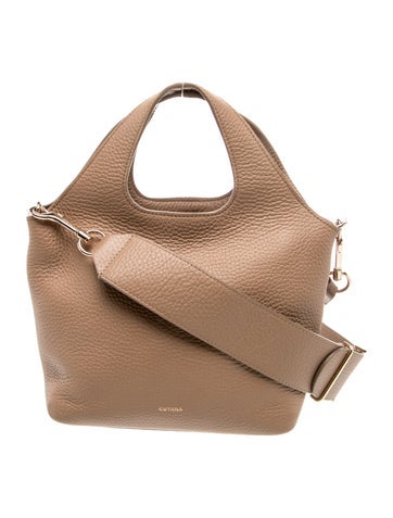 Leather Top Handle Bag