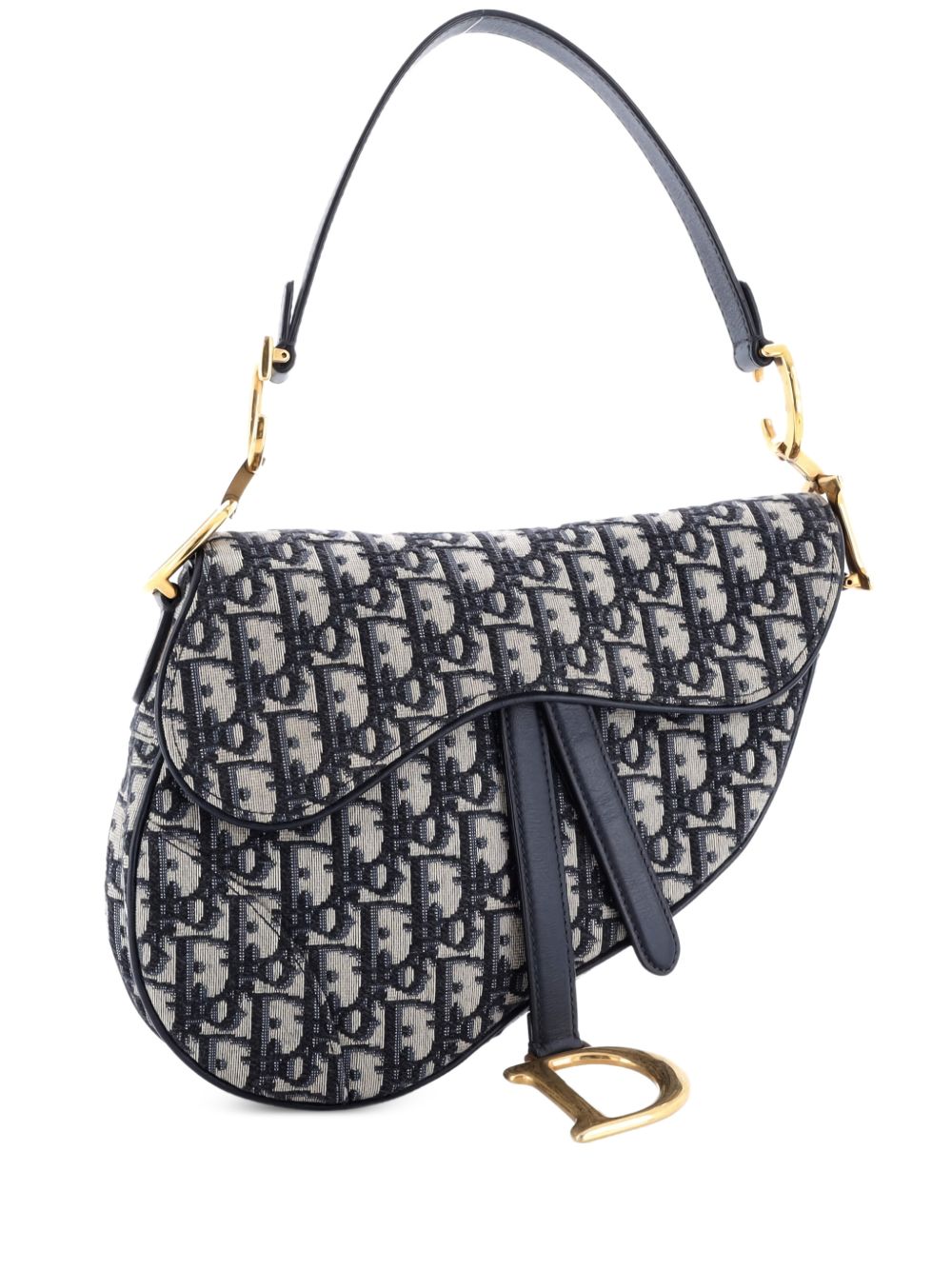Dior Saddle Handbag Oblique Canvas Medium shoulder bag