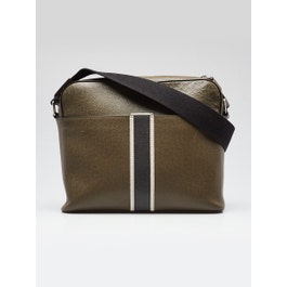 Louis Vuitton Steppe Taiga Leather Striped Anton PM Messenger Bag