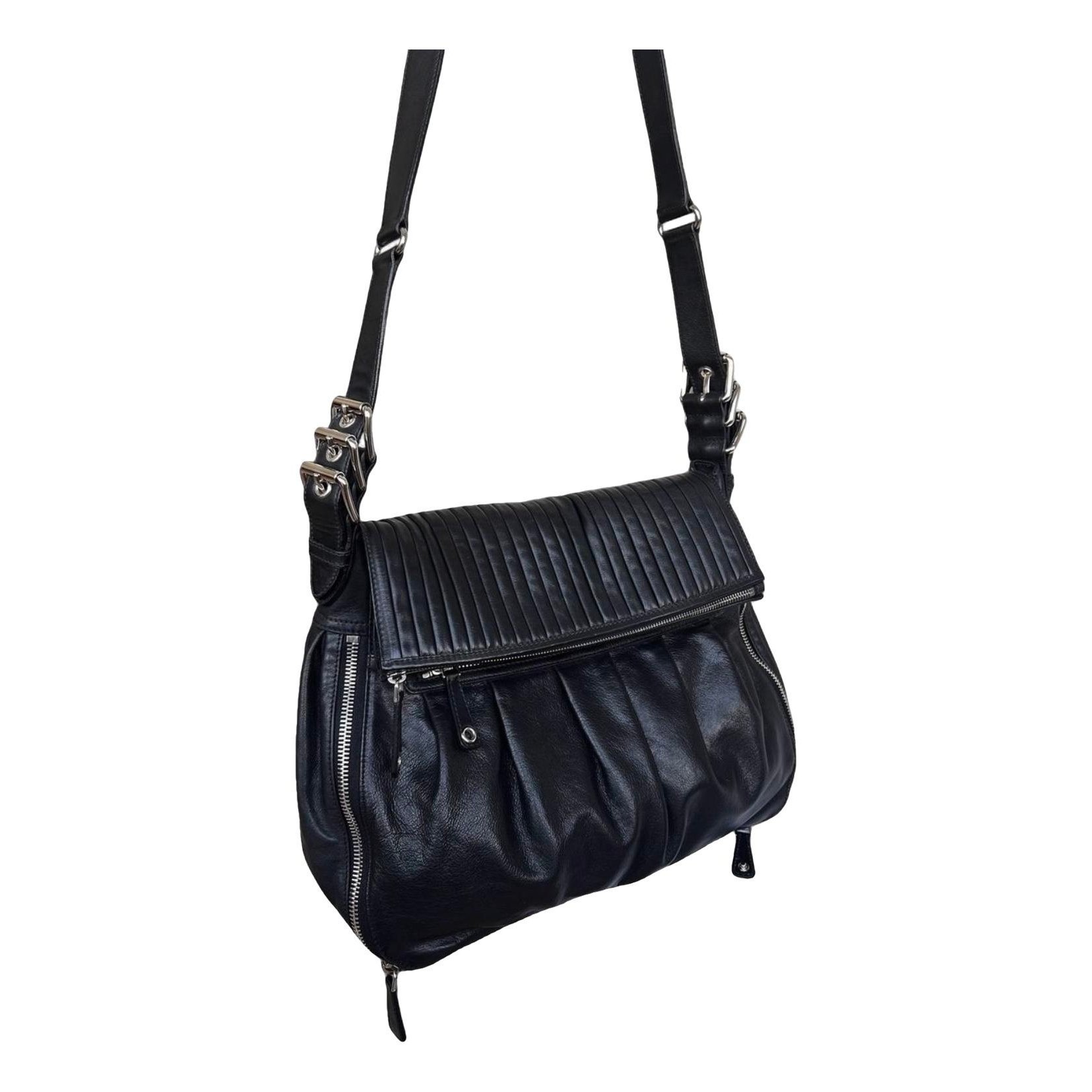 Leather crossbody bag