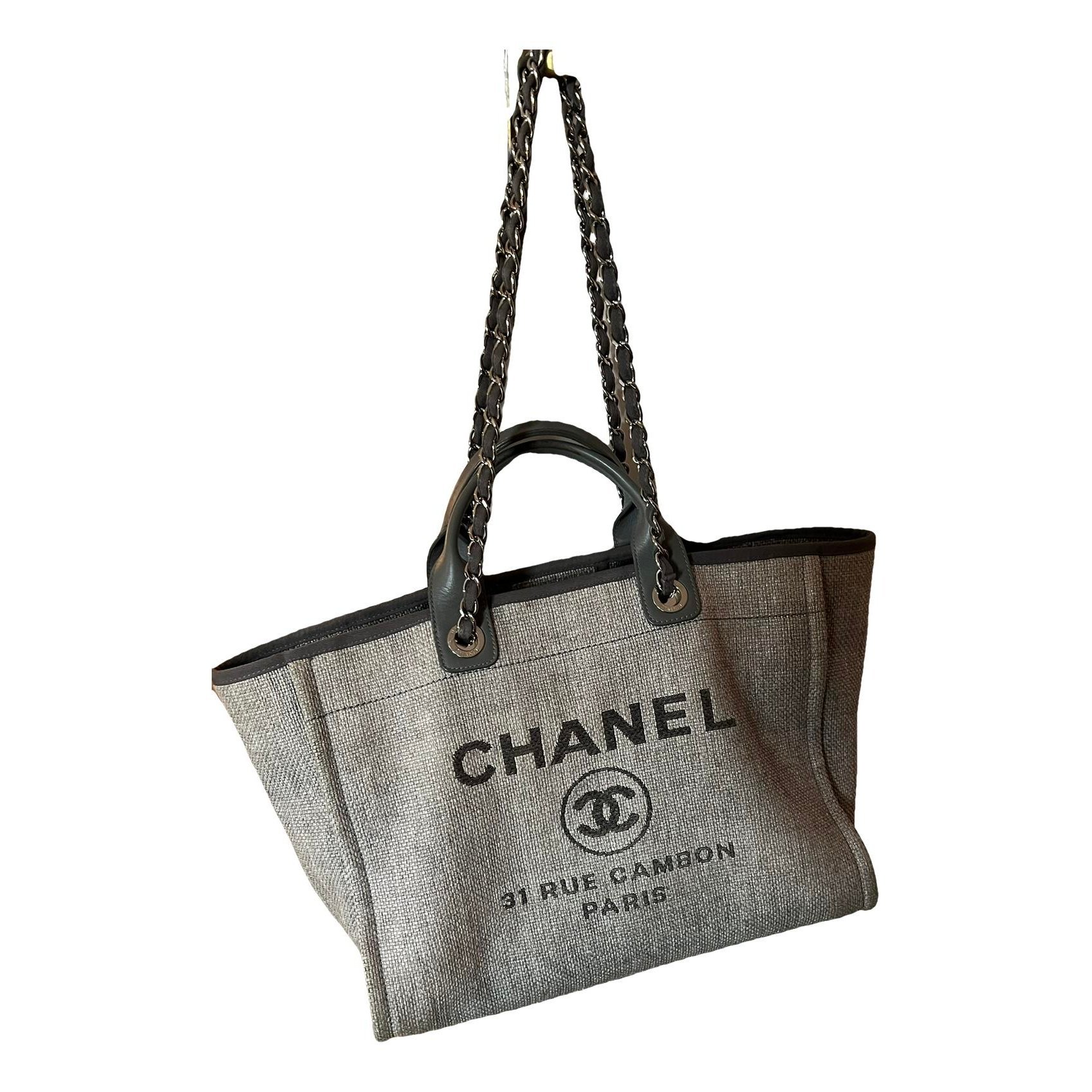 Deauville linen tote