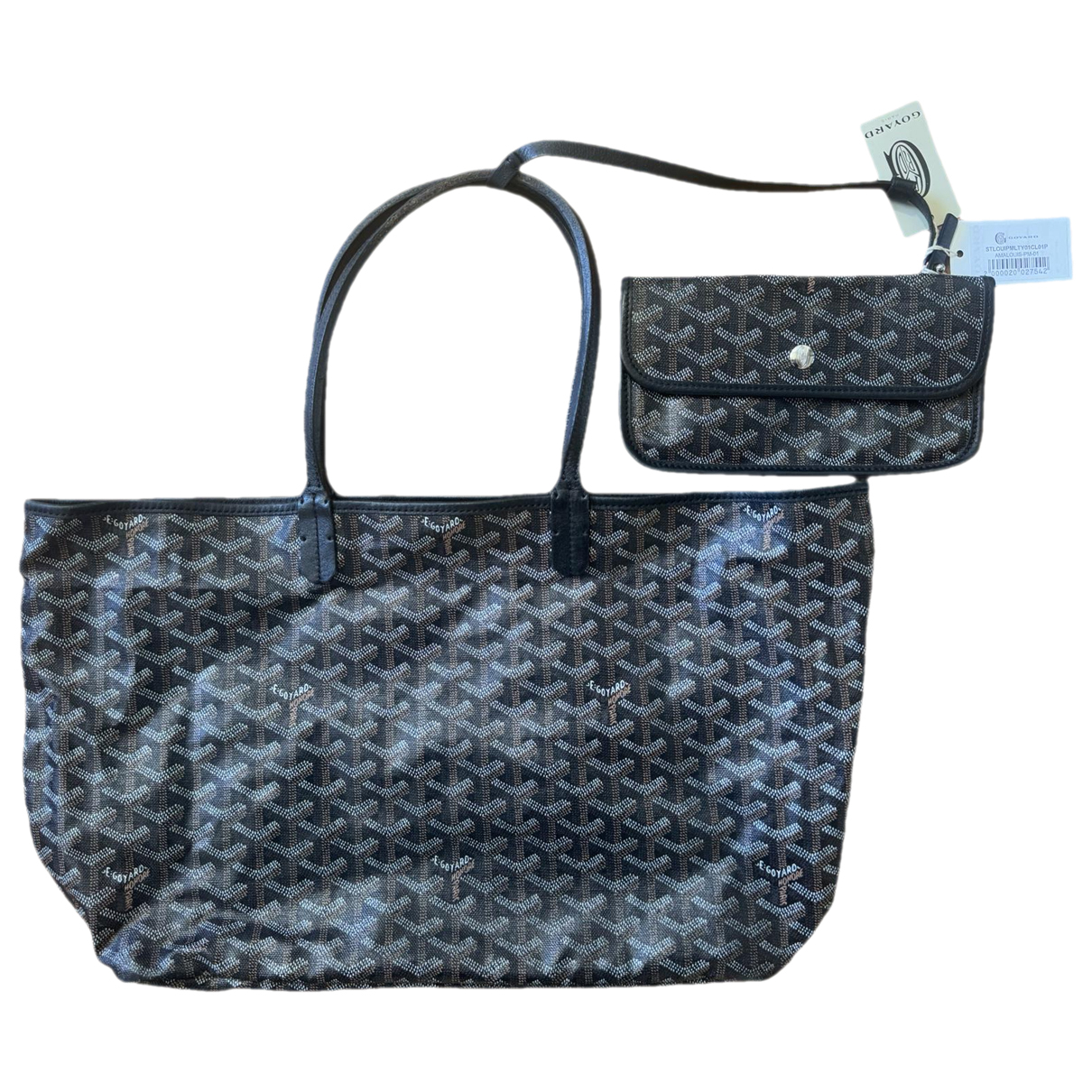 Goyard Saint-Louis leather tote