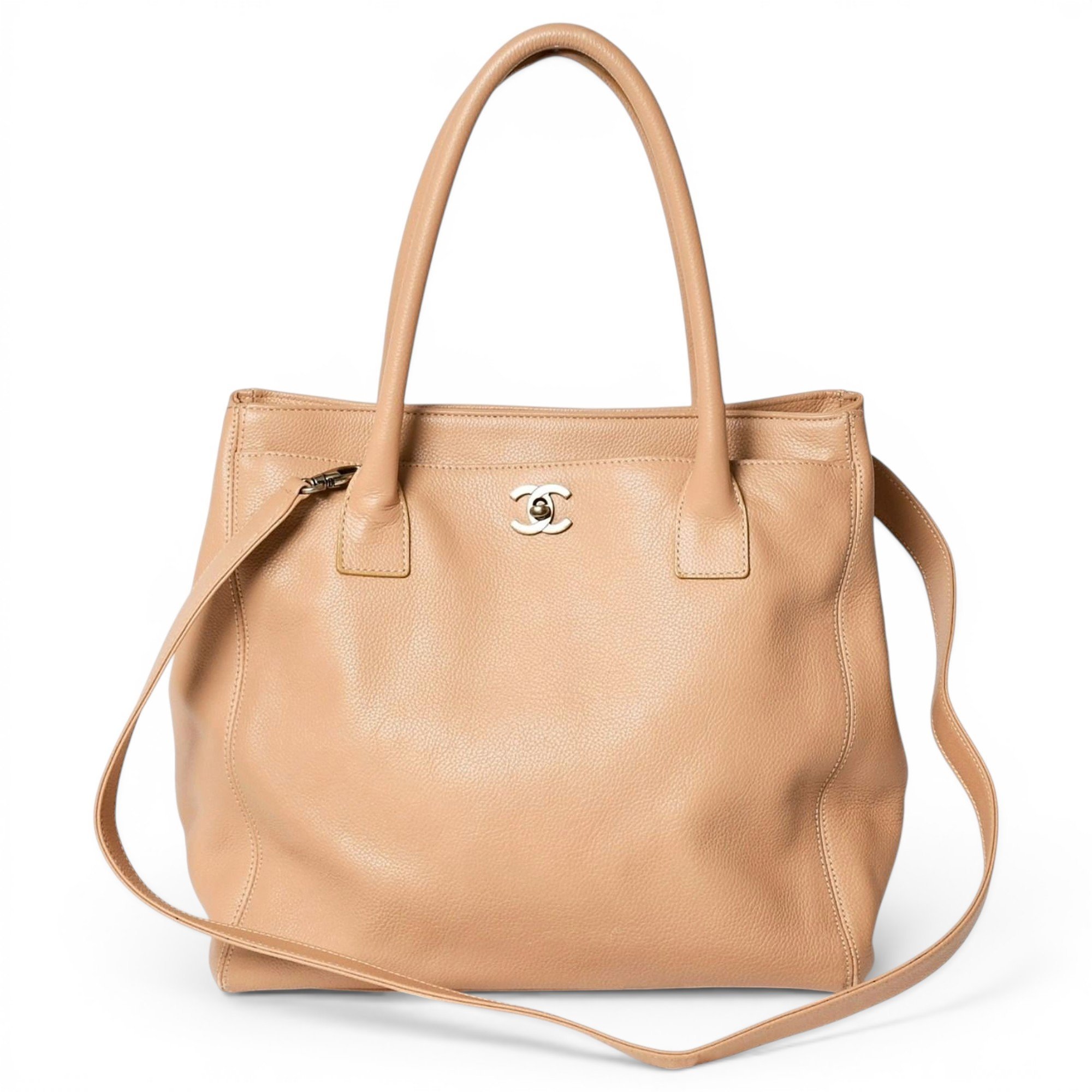 Executive pony-style calfskin tote