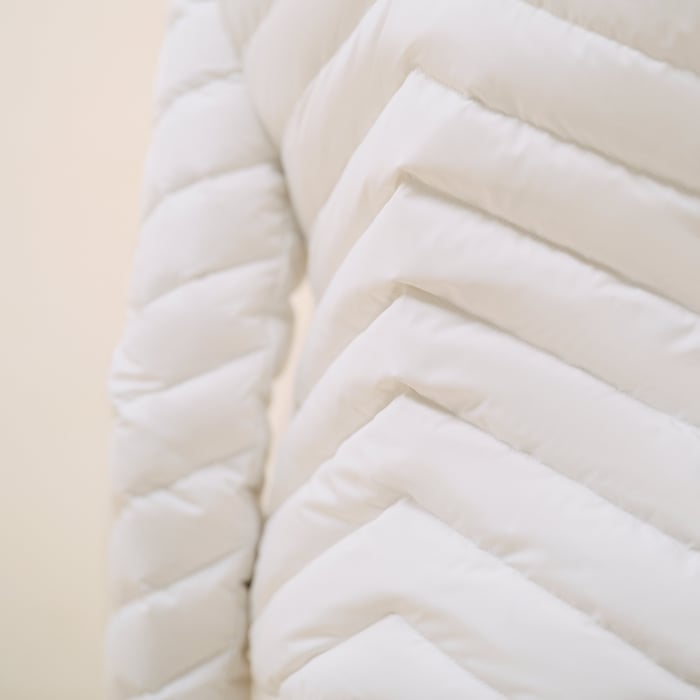 Blanc Nacre Quilted Jacket