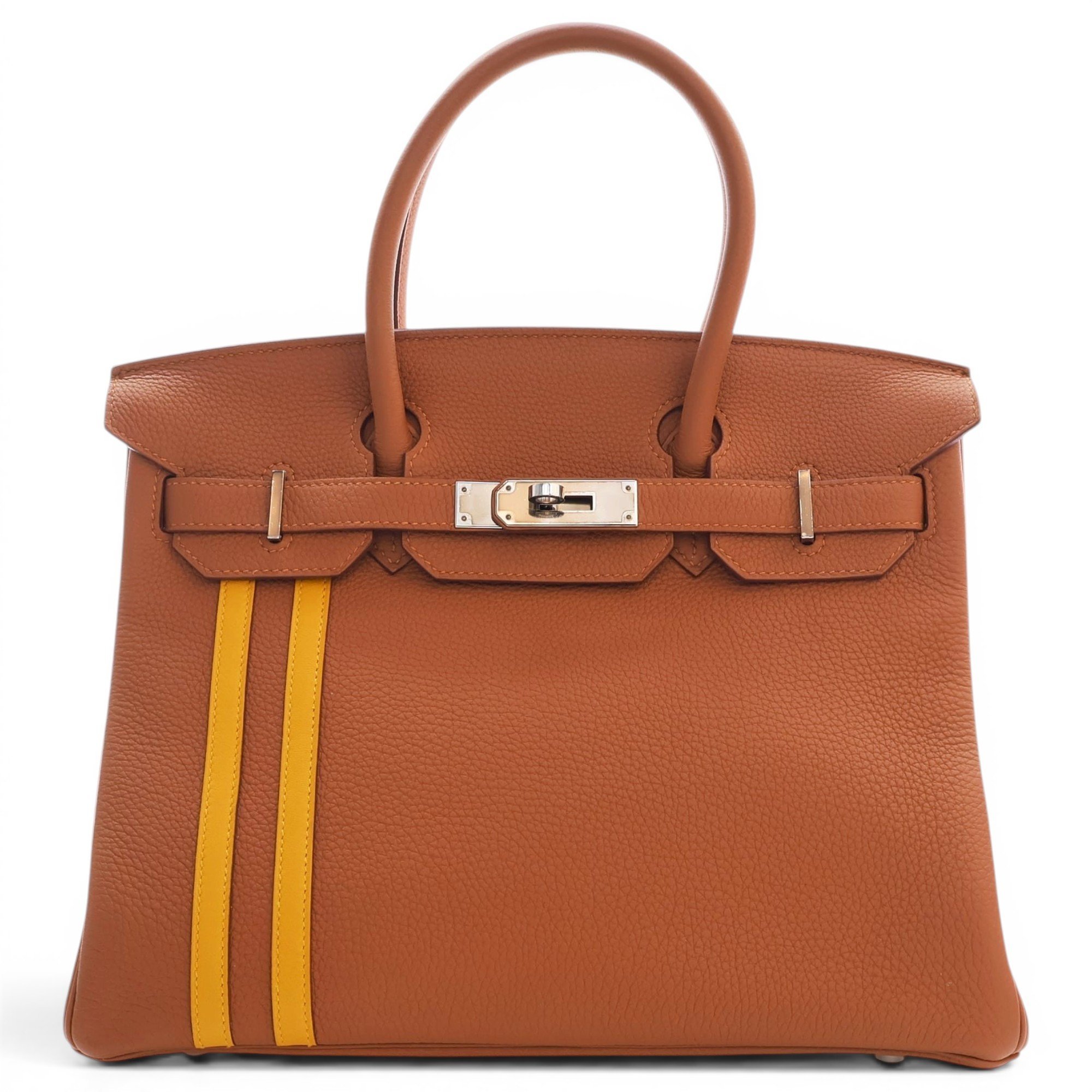 Hermes Birkin 30 Handbag Gold Togo Leather 2018