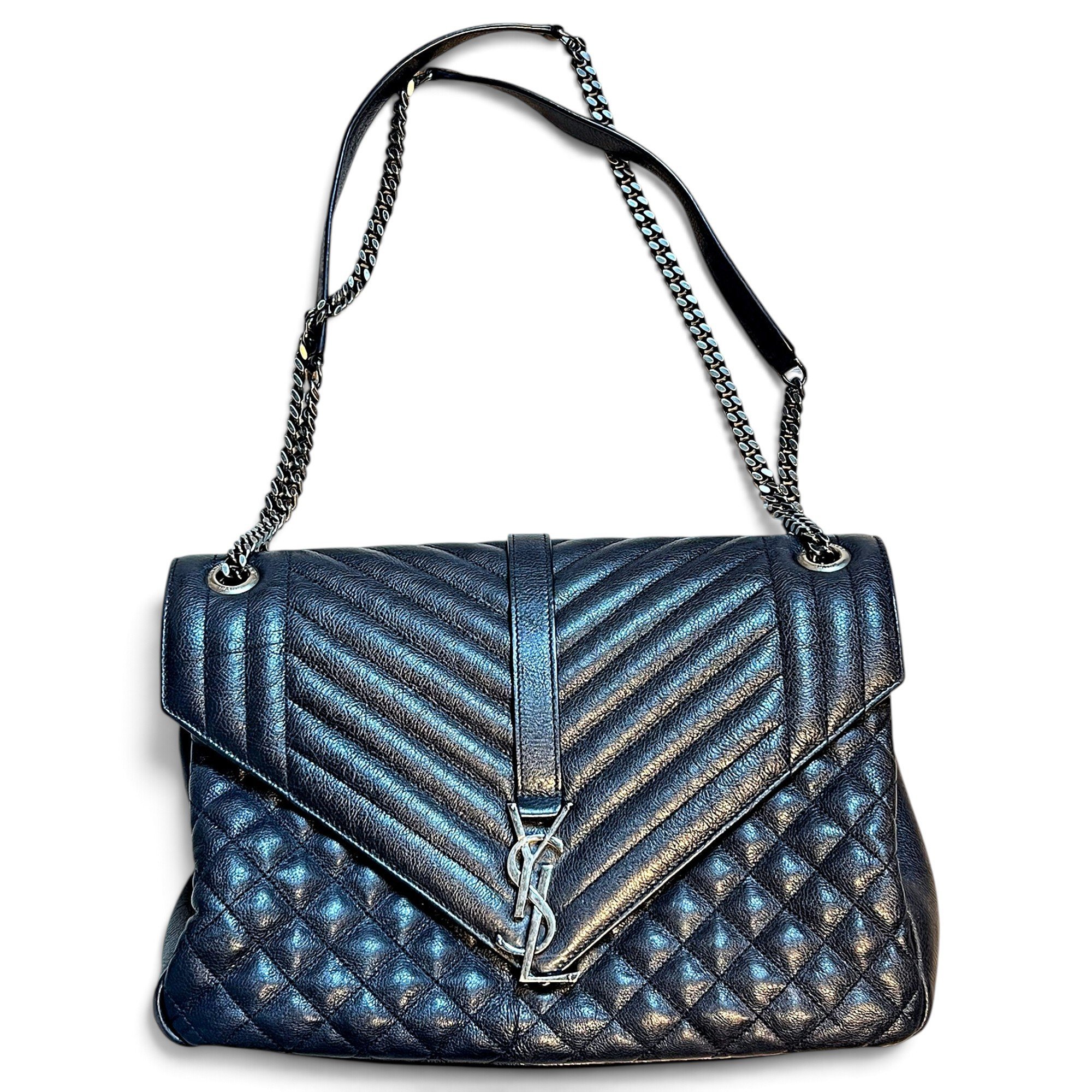 Collége monogramme leather handbag