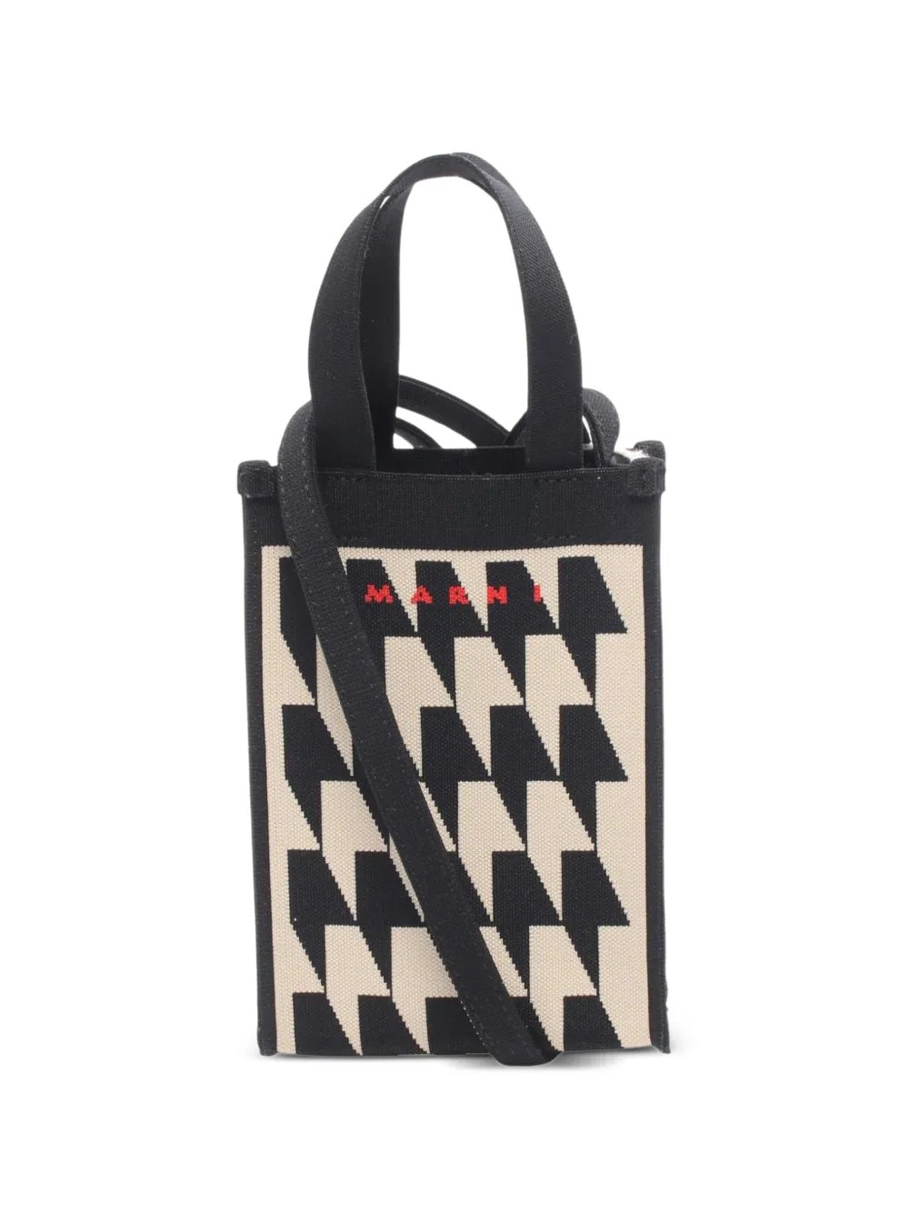 2020s nano Shopping houndstooth tote bag