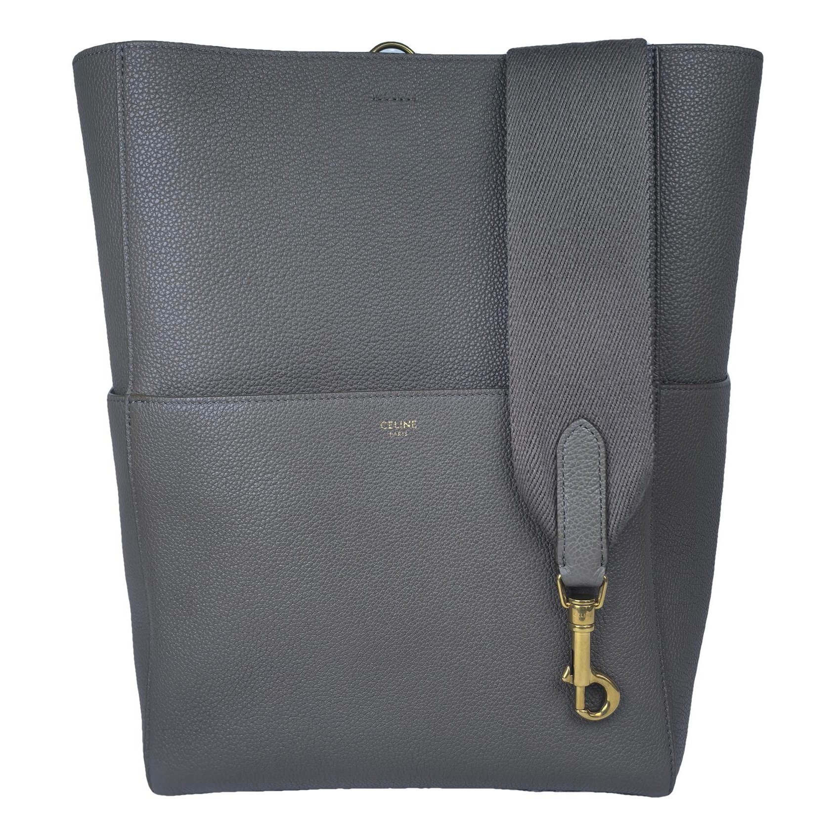 Seau Sangle leather handbag