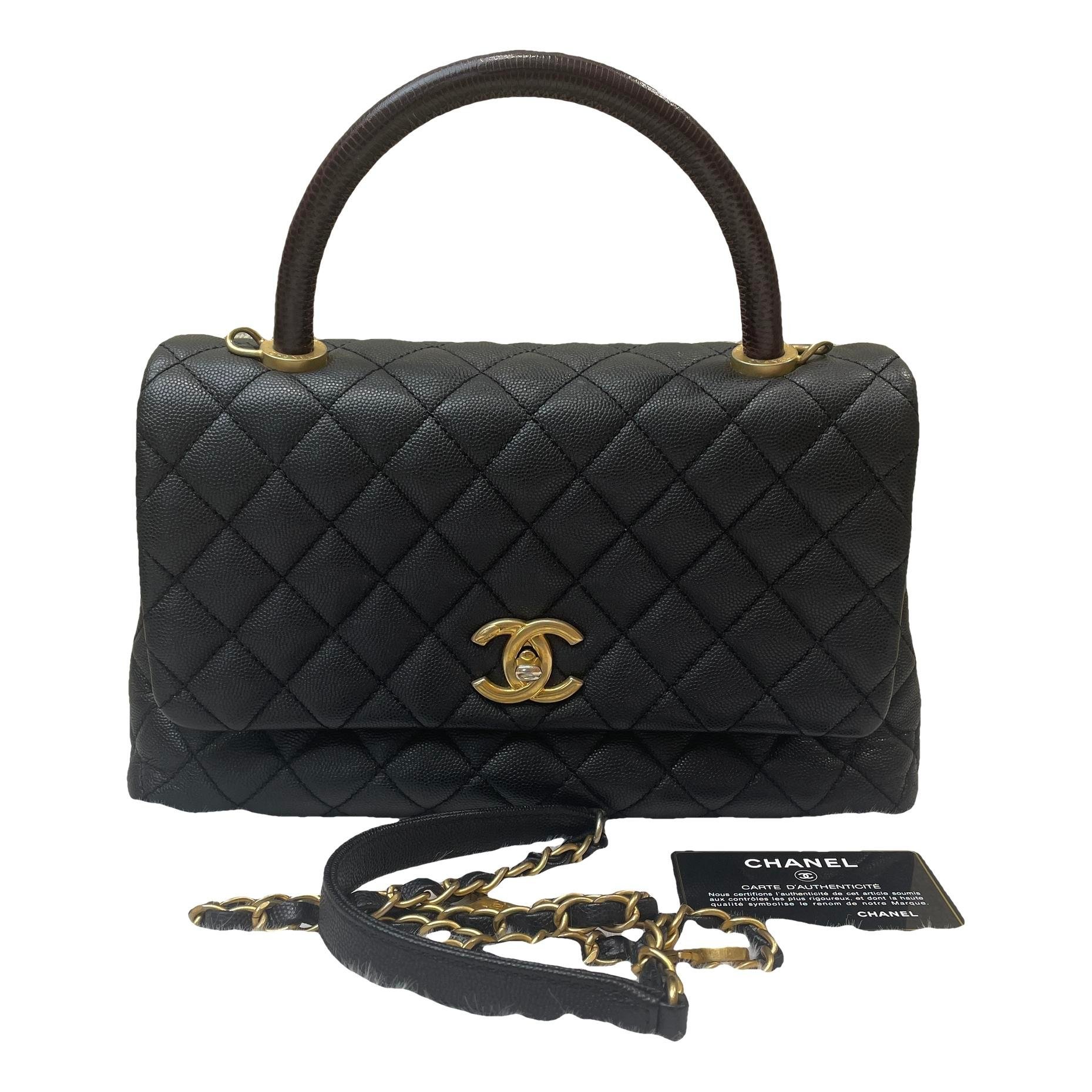 Coco Handle leather handbag