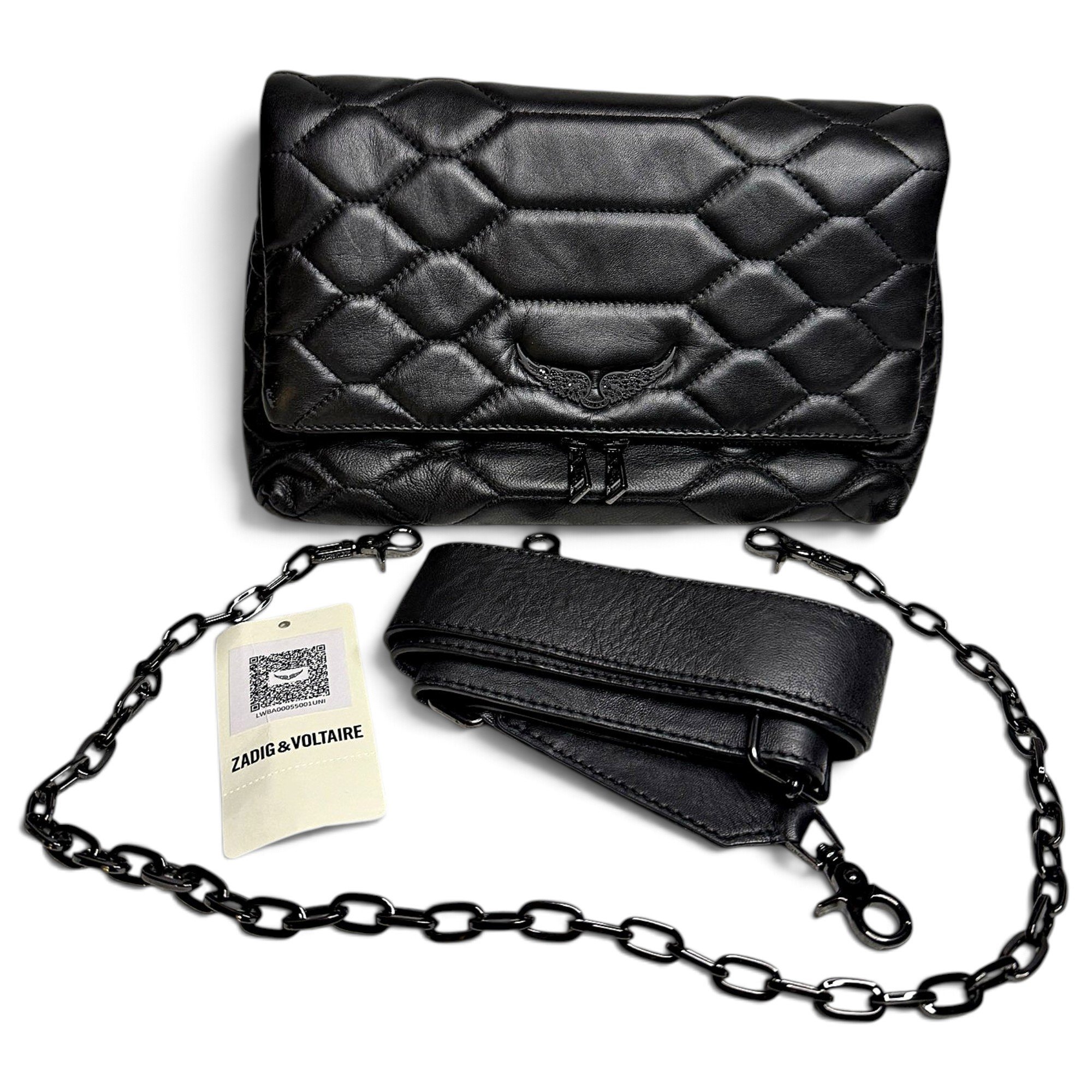 Leather crossbody bag
