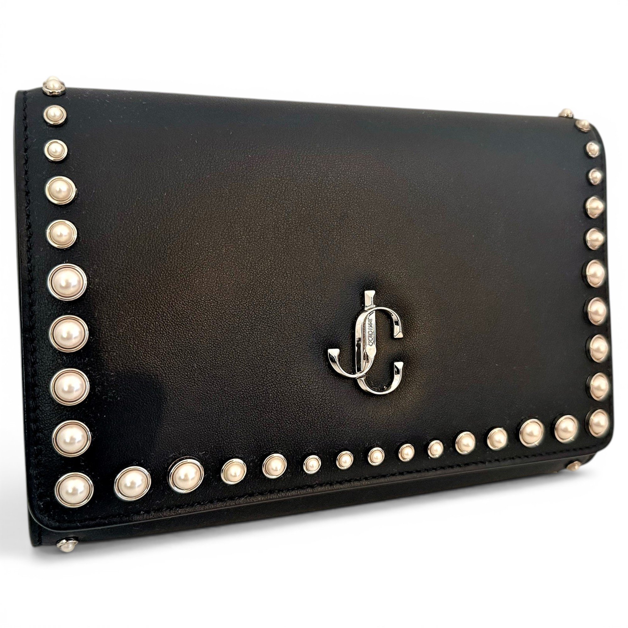 Riley leather clutch bag