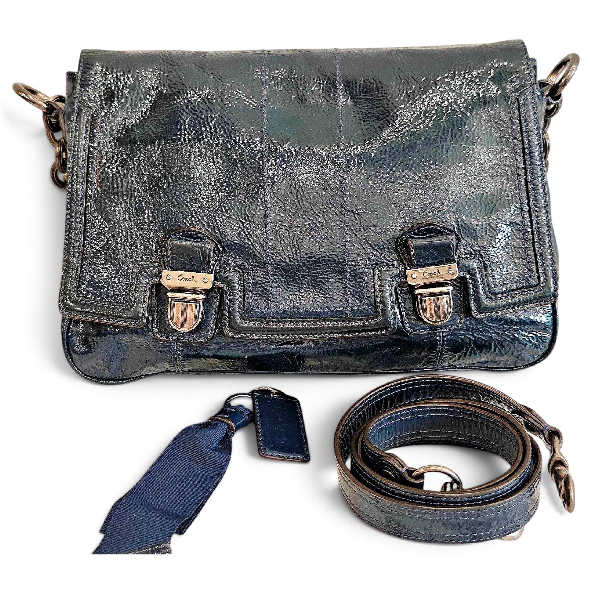 Coach Patent leather crossbody bag