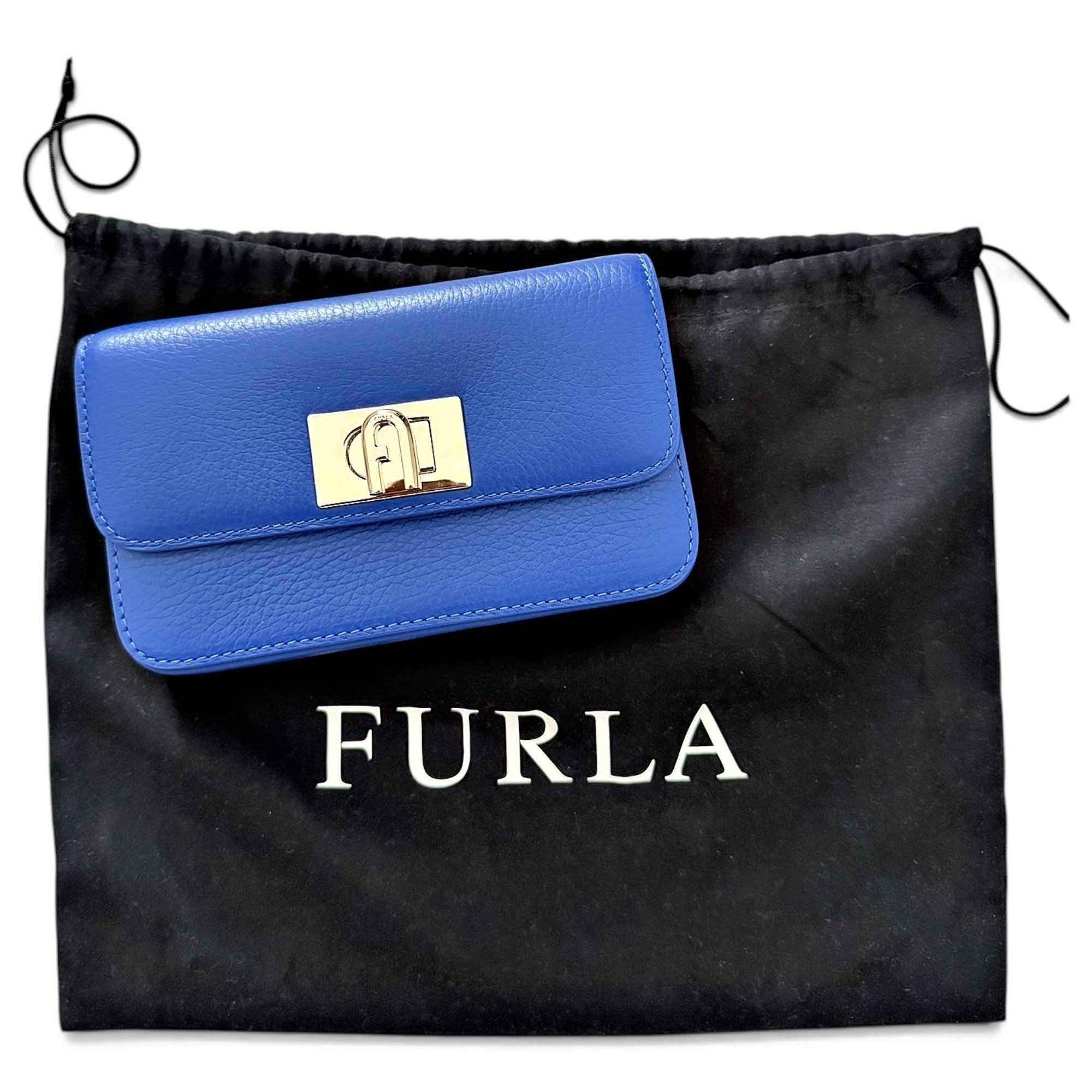 Leather clutch bag