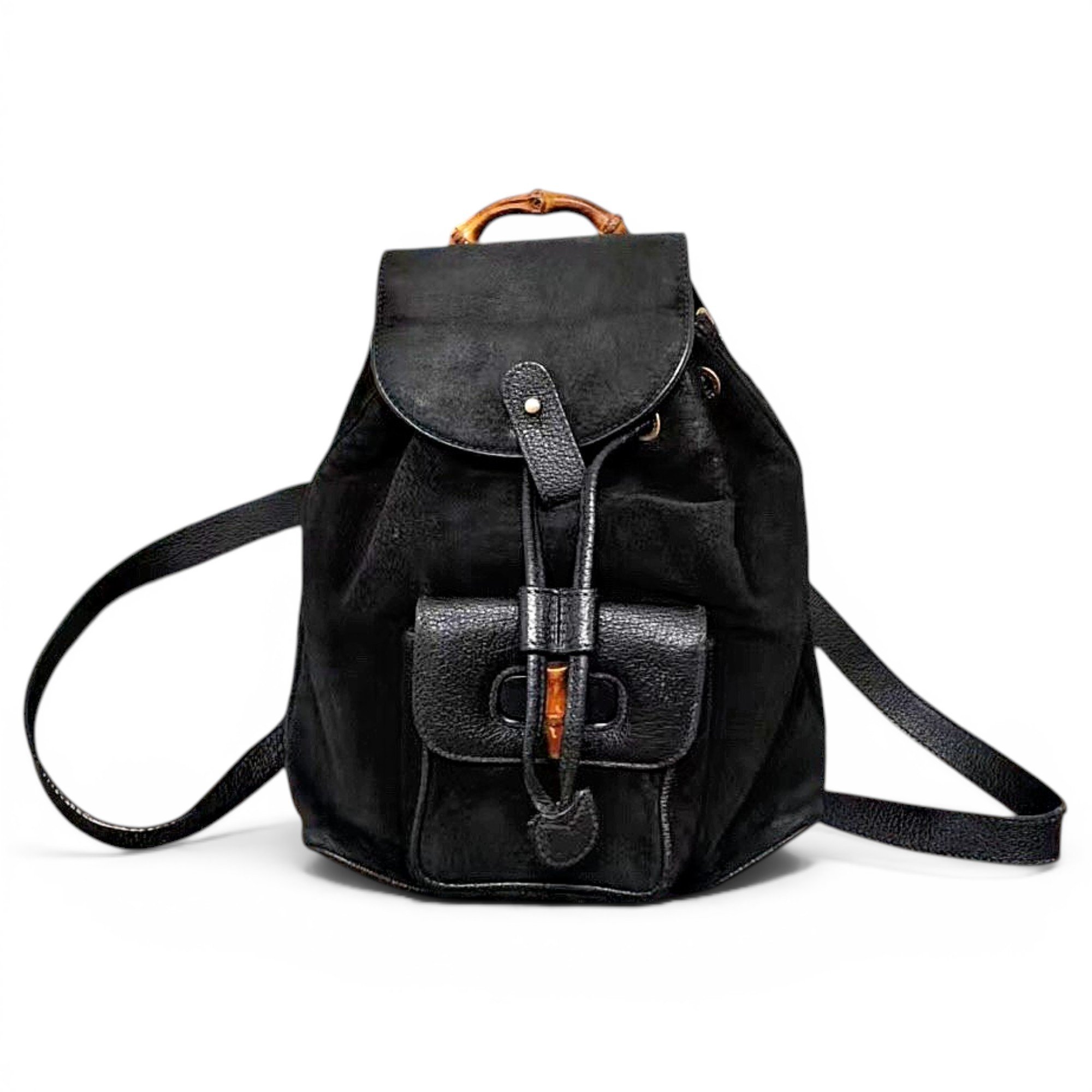 Bamboo Tassel Oval backpack