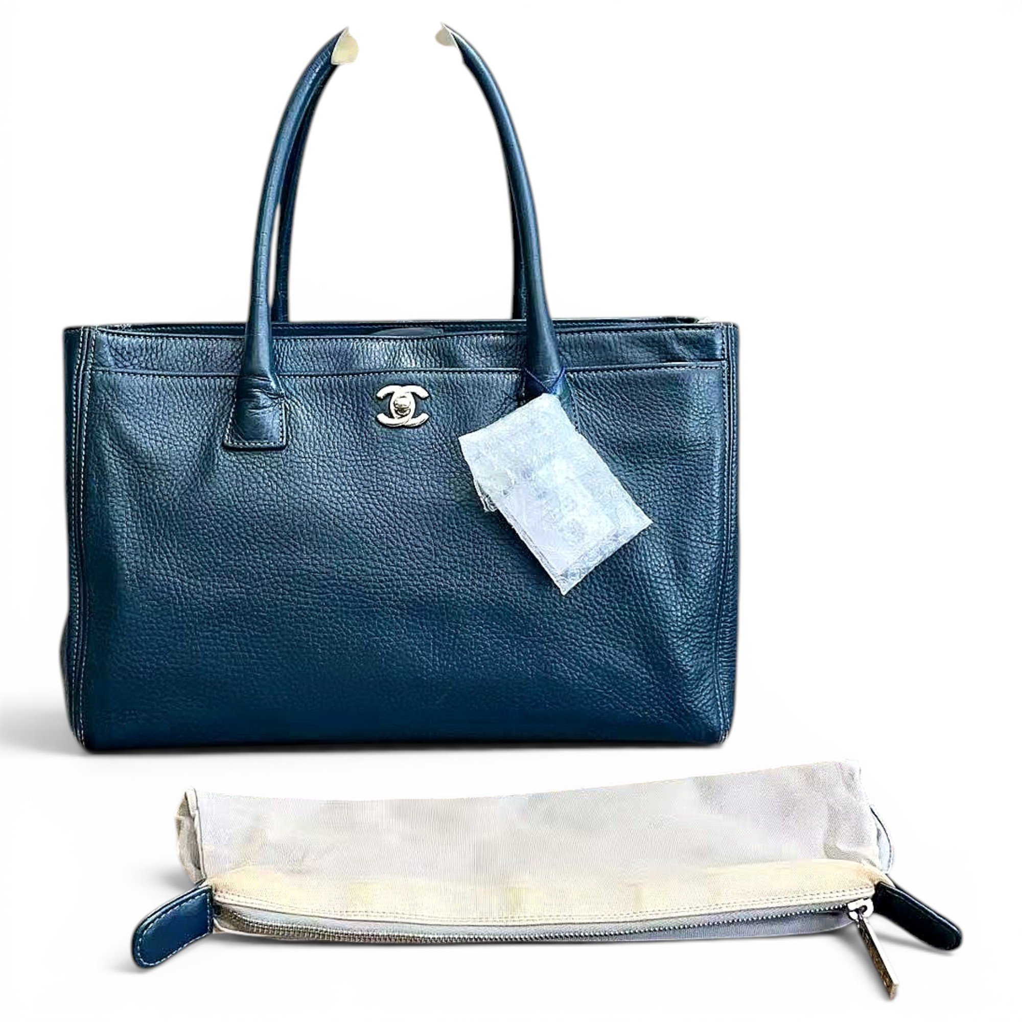 Executive leather tote