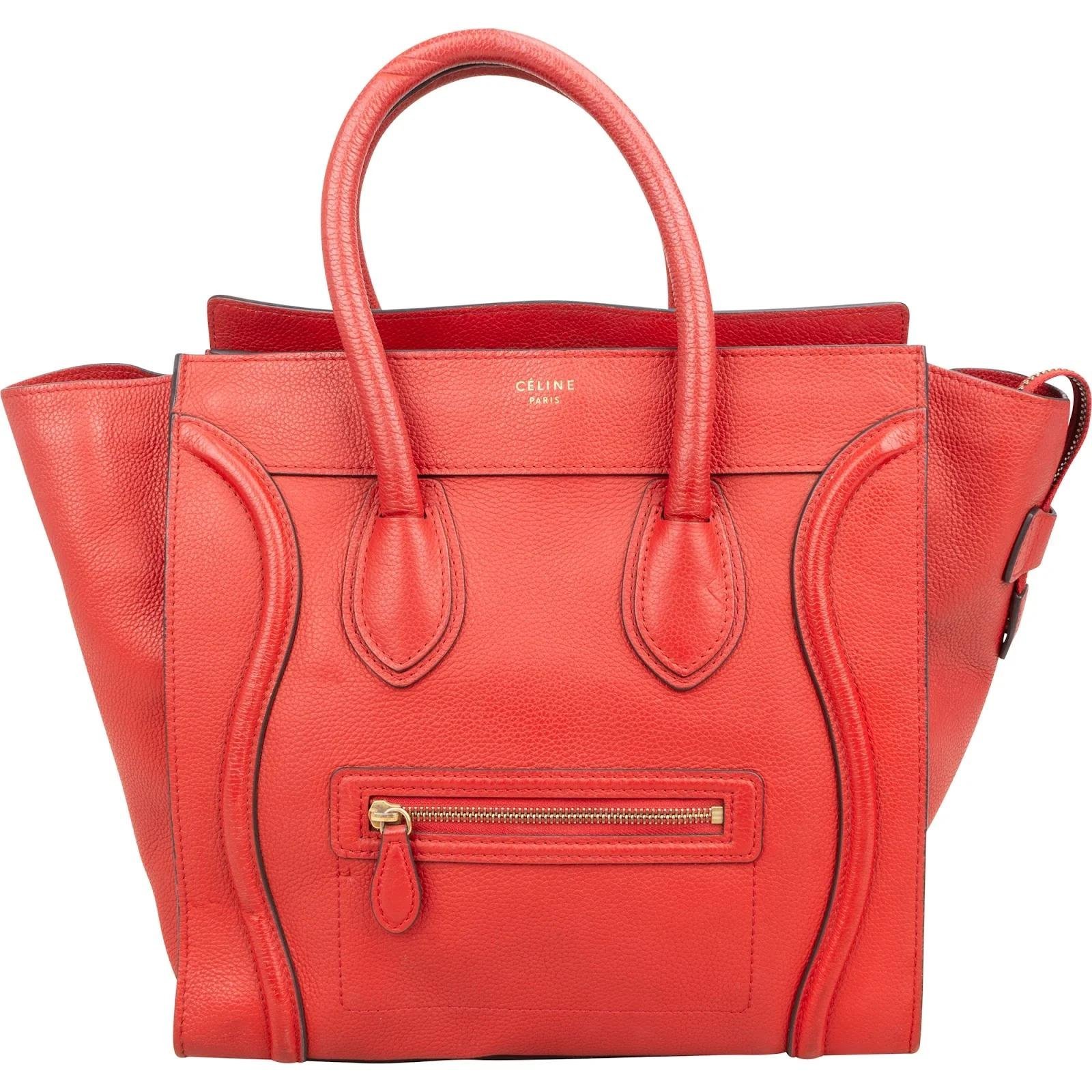 Luggage leather handbag