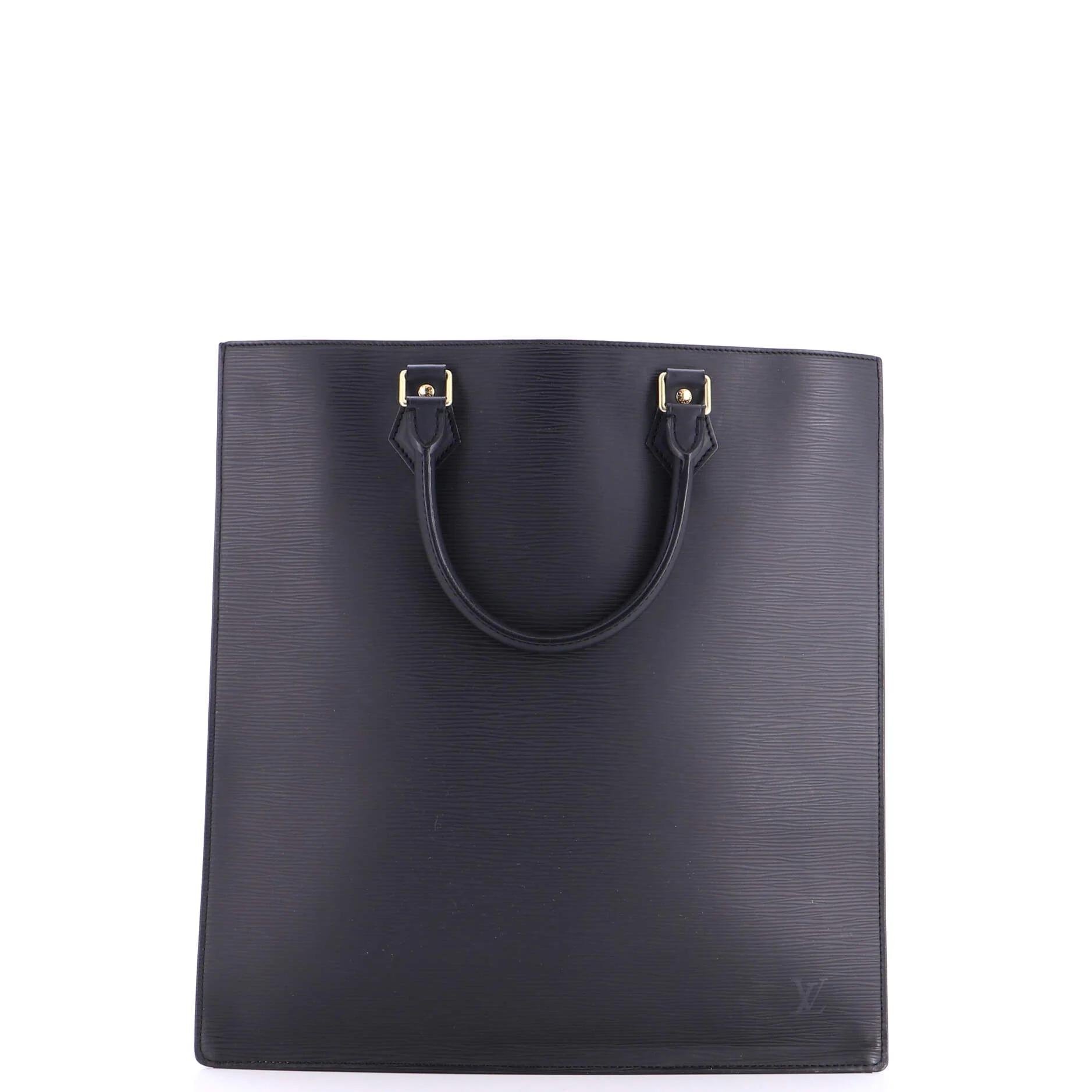 Leather tote