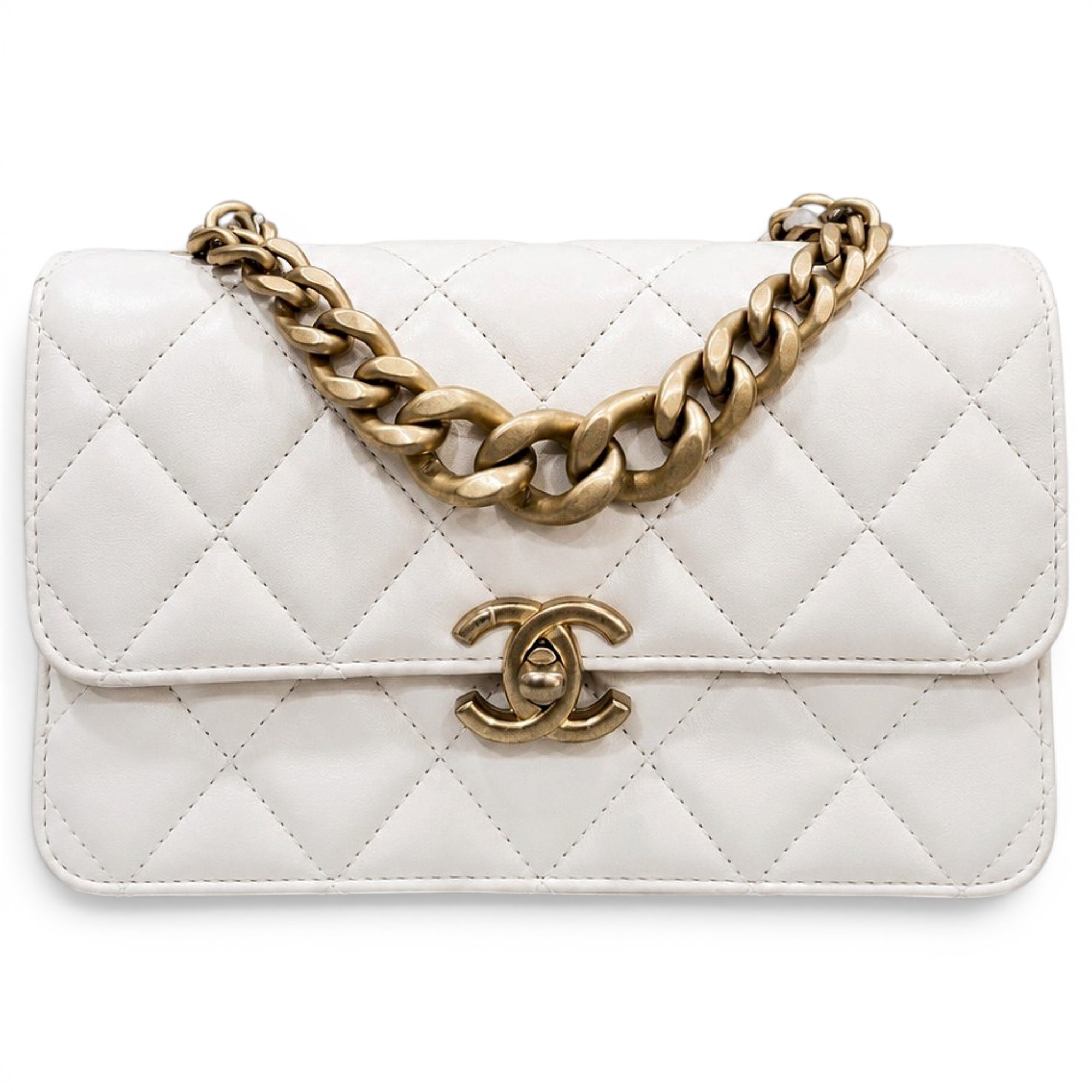 Wallet On Chain Timeless/Classique leather handbag