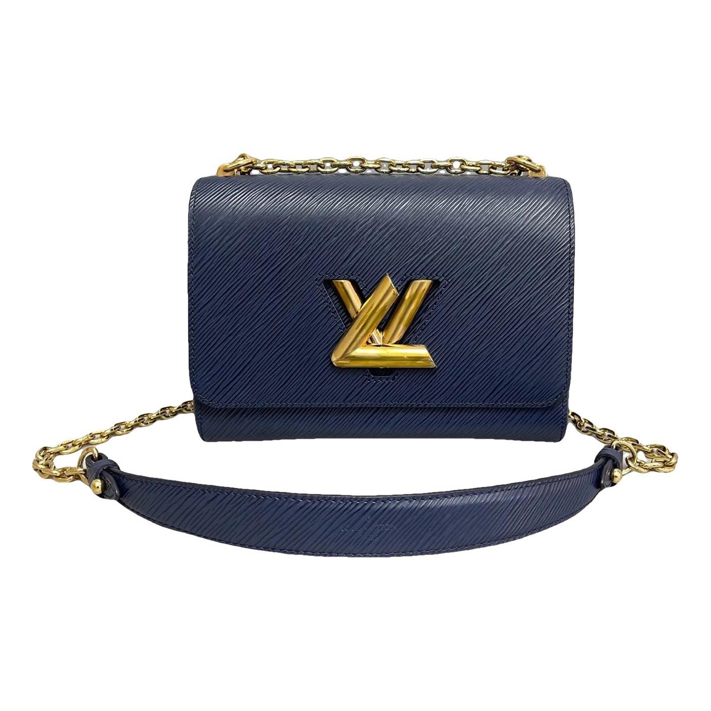 Twist leather handbag