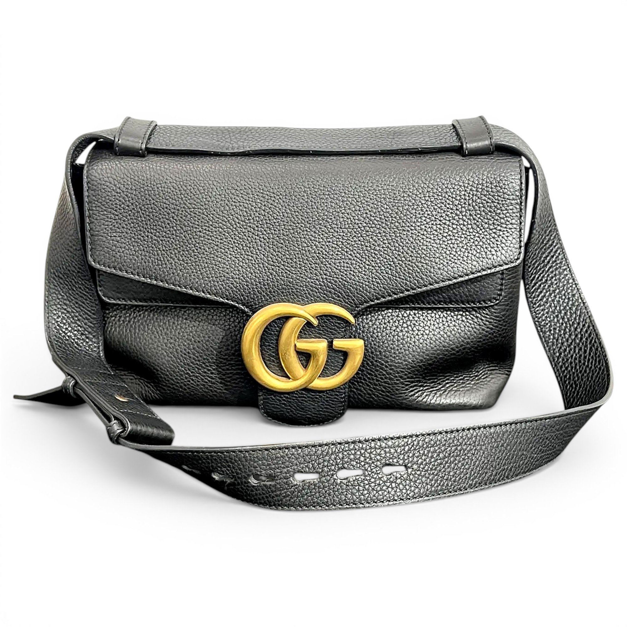 GG Marmont Flap leather crossbody bag