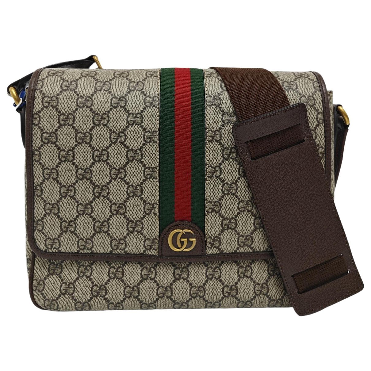 Ophidia leather crossbody bag