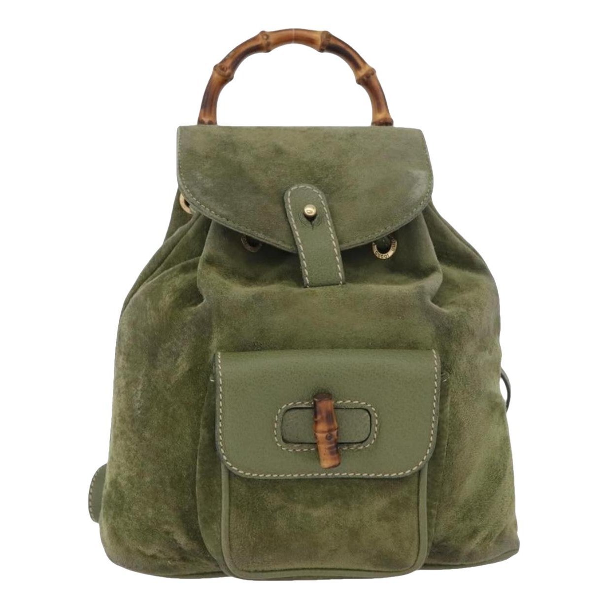 Leather backpack