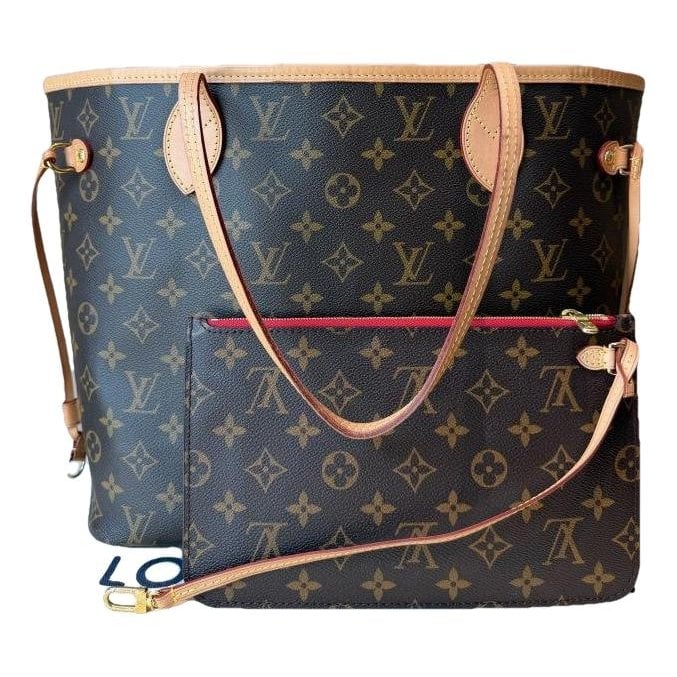 Neverfull leather handbag