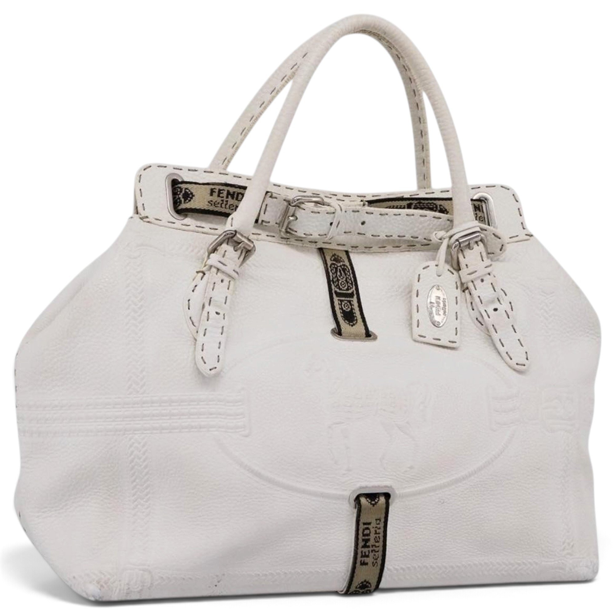 Leather tote