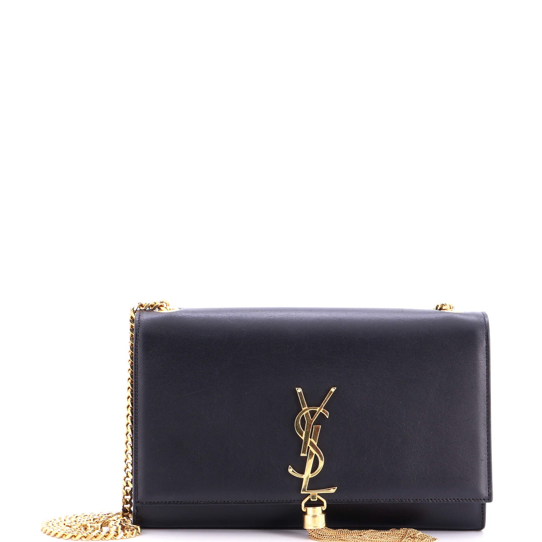 Classic Monogram Tassel Crossbody Bag Leather Medium