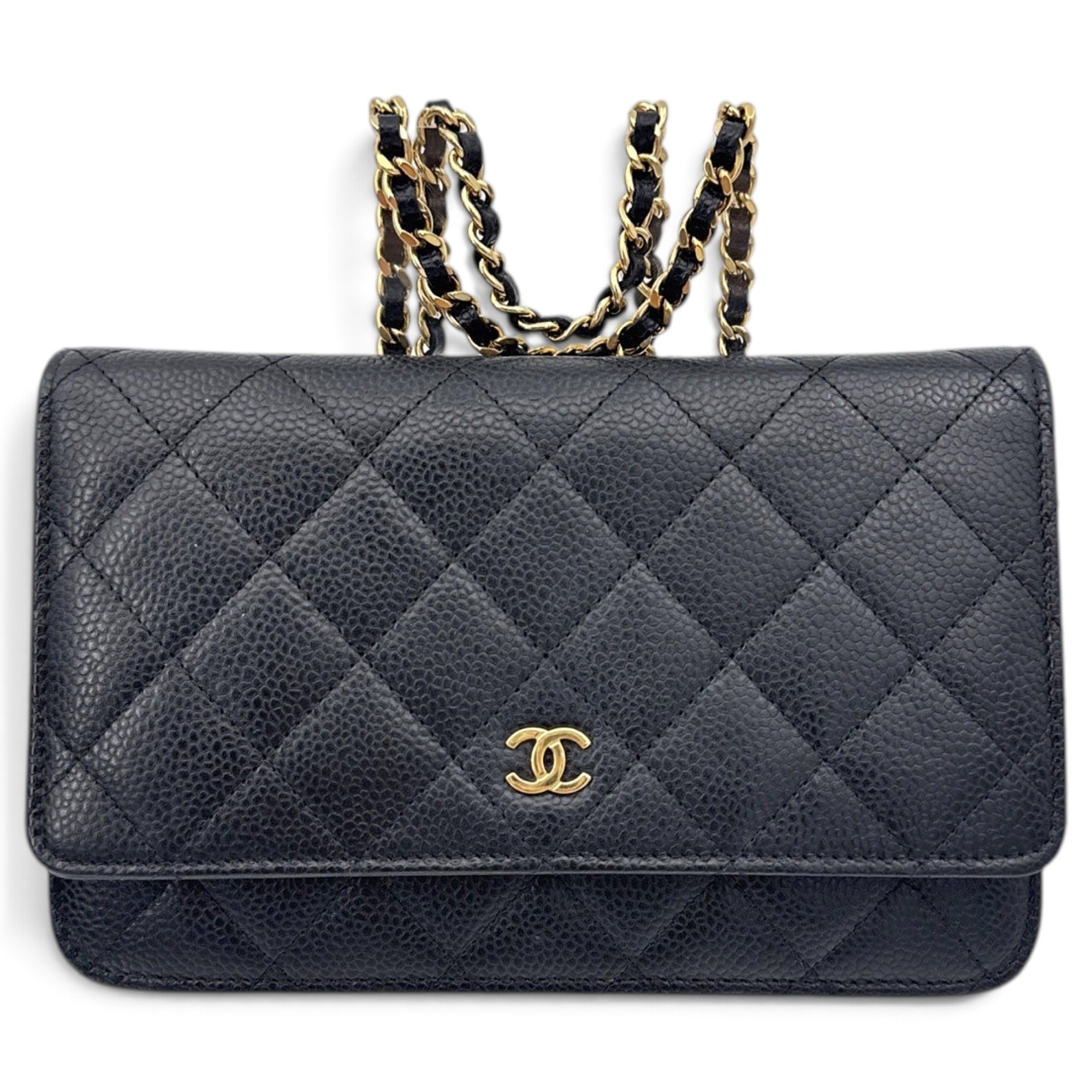 Wallet On Chain Timeless/Classique leather crossbody bag